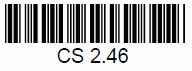 barcode: cs 2.46