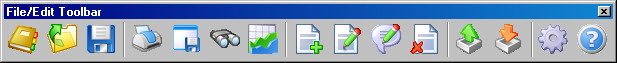 The "Toolbar" window The "Toolbar" window