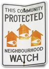 This community protected: neighbourhood watch